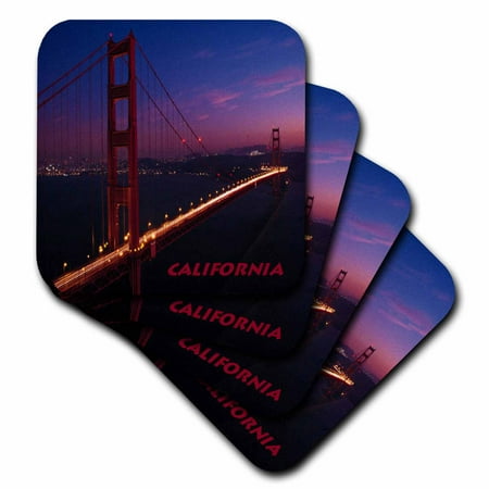 

Golden Gate Bridge set of 8 Coasters - Soft cst-33161-2