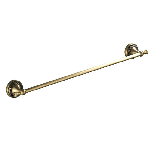 Abbracc Bathroom Single Towel Bar Wall Mounted Towel Rack Hanging Storage Rail Shelf