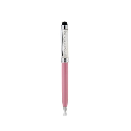 Leeber 16045 Crystalline Stylus Pen, Pink