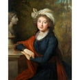 thumbnail image 3 of Elisabeth Louise Vigée Le Brun 12x14 Black Modern Framed Museum Art Print Titled - Isabella Lubomir (1793), 3 of 5