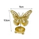 thumbnail image 5 of Candelabros de mariposa de estilo nórdico, candelabros tallados, portavelas para centros de mesa de festivales y fiestas. Dorado, 5 of 5