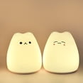 thumbnail image 4 of Mini Portable Soft Silicone Cartoon LED Colorful Night Light Lamp Home Decor, 4 of 8