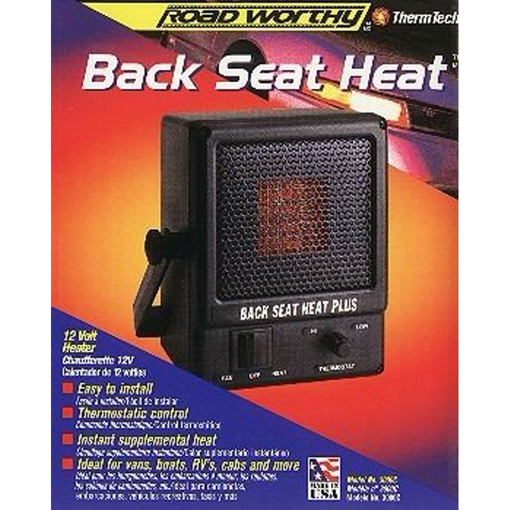 Therm Technology Corp. Bsh3000C Back Seat Heat Plus 1100 Btu 12V Truck