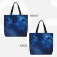 thumbnail image 2 of Fuzoiu Pegasus Night Sky Print Durable Tote Bag,Shoulder Bag with Zipper Closure,Casual Tote's Handbag,for Daily Use, Shopping, School, Work, 2 of 7