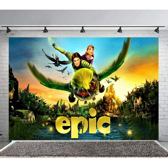 Epic Backdrop Banner Party Supplies Poster Movie Theme Background for Photography Birthday Decorations