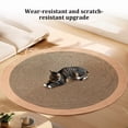 thumbnail image 3 of yingyy Rattan Scratch Pad Mat And Durable For Cat Satisfy Cats Love For Carpet And Pass / Love Dual-ear style 40cm, 3 of 6