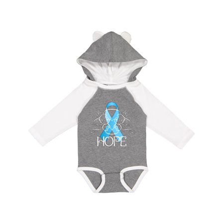 

Inktastic Hope-Prostate Cancer Awareness Gift Baby Boy or Baby Girl Long Sleeve Bodysuit