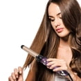 thumbnail image 3 of Rizador de pelo profesional automático giratorio con calentamiento rápido, barril de varios tamaños, mango ergonómico, talla única., 3 of 4