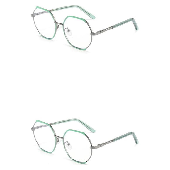 Sonducket Gafas de lectura, gafas de lectura, lentes antiazules, protección de polígono de gran tamaño, suministros de oficina con luz azul, Type1 NO1