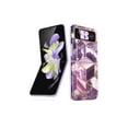 thumbnail image 5 of i-Blason Cosmo - Back cover for cell phone - thermoplastic polyurethane (TPU), polycarbonate - purple marble - for Samsung Galaxy Z Flip4, 5 of 12