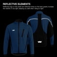 thumbnail image 2 of Cycling Bike Jacket for Men Winter Thermal Fleece Long Sleeve Bicycle Jersey Windproof Breathable Reflective Riding Running Jacket Coat, 2 of 8