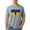 Heather Gray, variant on CafePress - Ukrainian Flag With Fist T Shirt - Mens Tri-blend T-Shirt