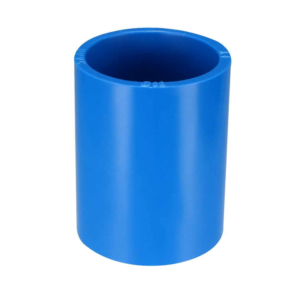 32mm Straight PVC Pipe Fitting Coupling Adapter Connector Blue ,5 Pcs