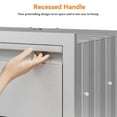 thumbnail image 6 of Jocisland Outdoor Kitchen Drawers 28"×23"×23" Stainless Steel, Single Door Trash & 3-Drawer Cabinet, Built-in BBQ Island Storage, 6 of 9