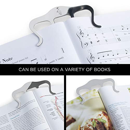 Stands Music Page Holder For Piano,Sheet Music Holders for Piano Metal Piano Music Book Clip Keyboard 