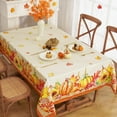 thumbnail image 5 of Sevenstars Orange Fall Tablecloth Pumpkin Thanksgiving Table Cloth Rectangular Table Cover for Dinner Party,60" x 84", 5 of 7