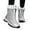 Grey, variant on Women's Winter Front Zipper Mid Calf Snow Boots Warm Plush Non Slip Outdoor Hiking Booties