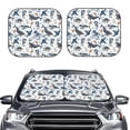 thumbnail image 2 of Fuzoiu Underwater Animals 1 Print Car Windshield Sunshade,Folding Front Windshield Sun Shade,for Most Car Sedan SUV Truck,Car Windshield Sunshade-Large, 2 of 6
