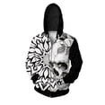 thumbnail image 2 of Sudadera con capucha informal para hombre, sudadera con capucha con estampado de calavera para otoño, sudadera con capucha y cremallera para hombre, ropa de calle Harajuku para hombre, 2 of 5