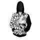 thumbnail image 3 of Sudadera con capucha y estampado gráfico de calaveras para hombre, ropa de otoño, sudaderas con cremallera, sudaderas con capucha góticas para hombre, 3 of 4