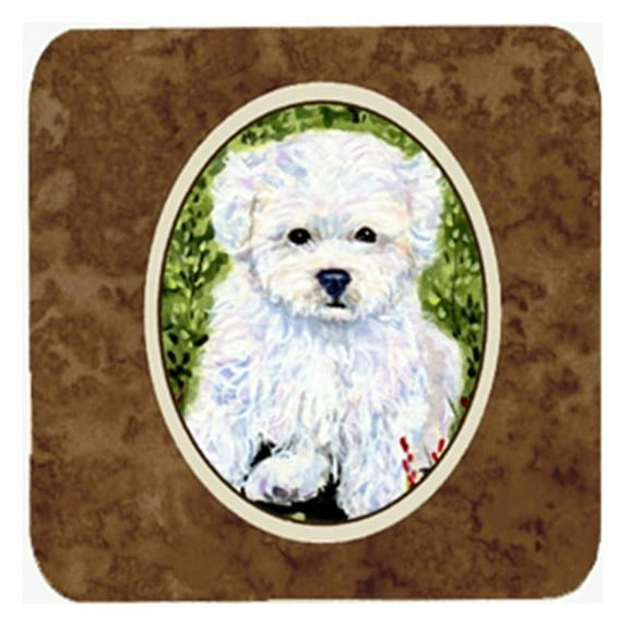 Bichon Frise Foam Coasters, Set - 4