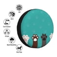 thumbnail image 5 of Bingfone Cute Cat Paw And Dog Spare Tire Cover Weatherproof Universal Wheel Protectors For Rv Camper Travel Trailer Suv Truck 14 Inch, 5 of 9