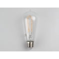 thumbnail image 3 of Bulbrite 776513 - 4 watt 120 volt ST18 2200K Medium Screw Base Curved Filament Dimmable (LED4ST18/22K/FIL-NOS/CURV/1890), 3 of 4