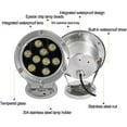 thumbnail image 3 of LED Pool Spotlight 12V IP68 Waterproof Swimming Pool Projector High Brightness Stainless Steel Complete Pond Lighting, 3 of 5