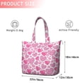 thumbnail image 4 of Pink Breast Cancer and Love Travel Tote Bags for Women Carry On,Large Weekender Bags for Women Travel,Multi Functional Duffle Bag for Work,Shopping,Sports, 4 of 5