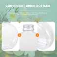 thumbnail image 2 of OULII 6 Count Disposable PET Beverage Storage Bottles 300ml for Home Use Transparent Juice Milk Tea Bottles with Lids, 2 of 4