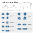 Rectangle Tablecloth-52x70in,Happy Birthday Words Waterproof Table ...