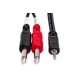 thumbnail image 4 of Cable de Conexión Estéreo Hosa Negro 3.5 mm TRS a Doble 1/4 Pulgada TS 91.50 cm 1-Pack, 4 of 4