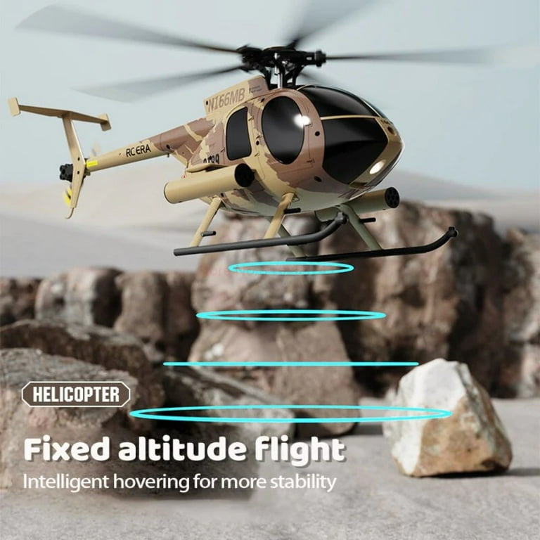 RCERA C189 MD500 RC Helicopter Brushless 6-Axis Gyro