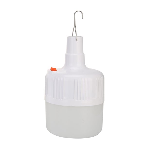 Kuymtek Bombilla LED portátil para acampar, recargable por USB, para barbacoa, senderismo, luz (100 W) Kuymtek Iluminación del hogar multifuncional