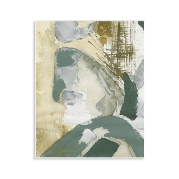 Stupell Industries Dynamic Chaotic Abstract Abstract Painting Unframed Art Print Wall Art, 11 x 14