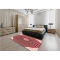 thumbnail image 5 of Ahgly Company Machine Washable Indoor Rectangle Transitional Light Coral Pink Area Rugs, 7' x 10', 5 of 7