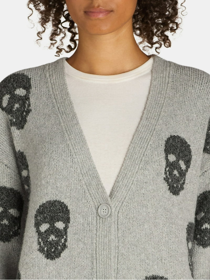 No Boundaries Conversational Cardigan - XXS-XXL - Walmart.com