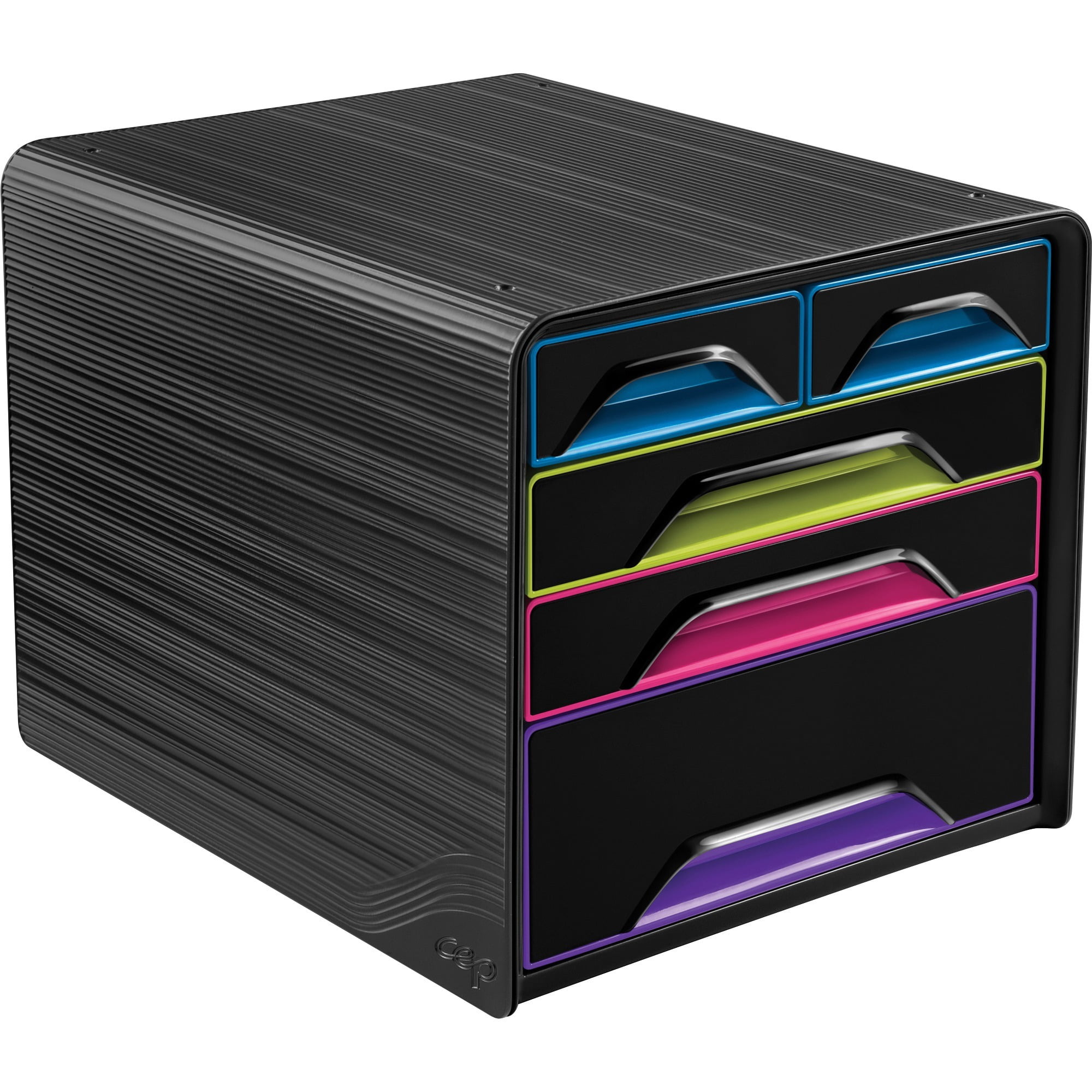CEP, Gloss Desktop Drawer Storage Unit, 1 Each, Multi
