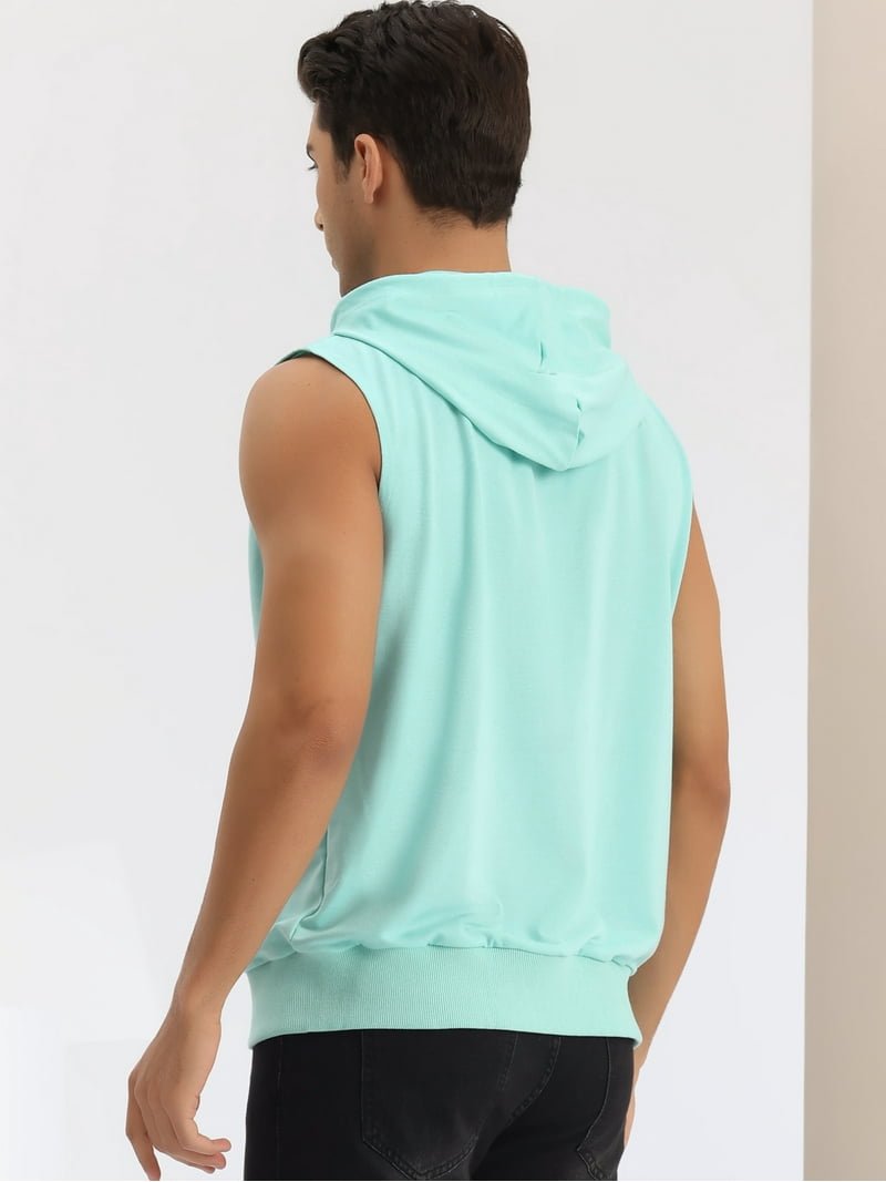 Bargains men's Sleeveless Hoodie Zipper Drawstring - Walmart.com