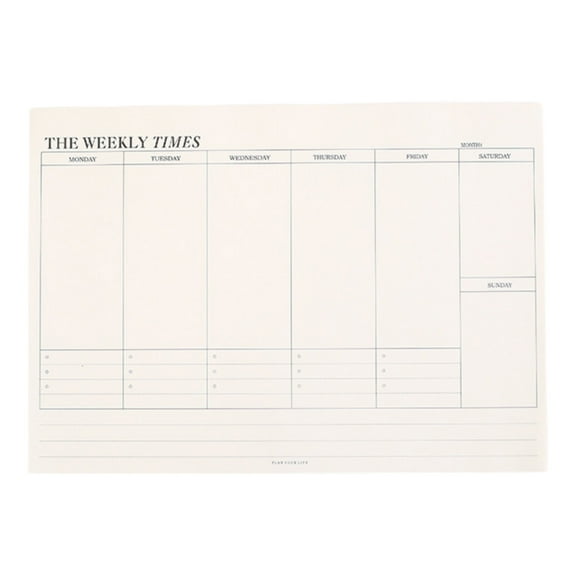Dvumao School Supplies, Plan Book Can Tear Portable Planning Drawing Memo To Do List School Home Kitchen Office, Gift for Student