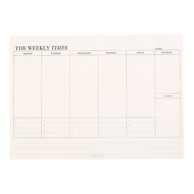 Plan Book Can Tear Portable Planning Drawing Memo To Do List School Home Kitchen Office