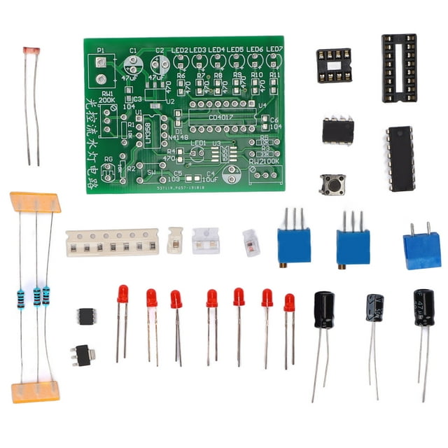 Light Control Circuit Module Kit, 2.36 X 1.77in Electronic Competition Special Inspection Board Analog Circuits Analysis Easy Installation For Water Lamp