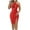 Red, variant on purcolt Women's Cut Out Halter Ruched Slit Bodycon Mini Dresses Night Out Party Cocktail Dresses