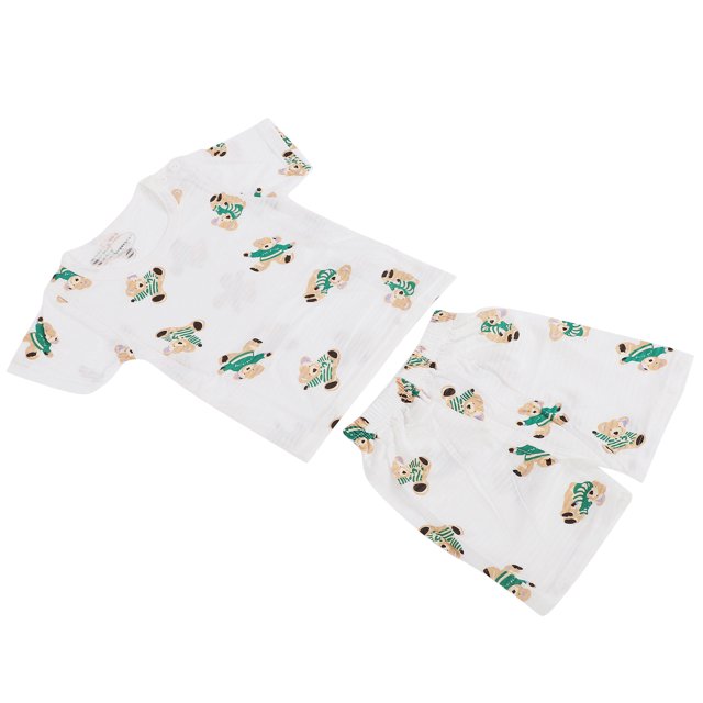 Conjunto De Pantalones Cortos De Verano Para Bebés, Conjunto De Pantalones Cortos Para Bebés Con Problemas De Ahorro, Amigable Con La Piel Para La Vida Diaria Para Cumpleaños Cergrey Oso 120cm