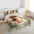 thumbnail image 3 of Manfei Cartoon Animal Penguin Boy Girl 2pcs Bedding Comforter Set,Flower Butterfly Twin Comforter Sets,Floral Wildlife Breathable Bedding Set,Super Cozy Room Decor,Reversible, 3 of 8