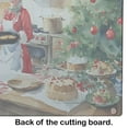 thumbnail image 5 of Cookies with Santa Claus Mrs. Claus Glass Cutting Board Large 12 in x 15 in, 5 of 5