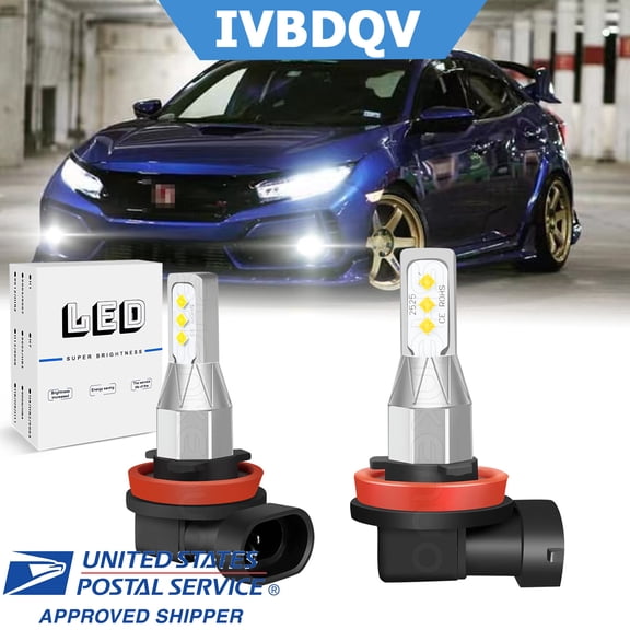 IVBDQV H11 LED Headlight Bulbs Low or Fog Beam for Honda Accord Coupe 2008-2012