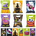 thumbnail image 5 of 72 Pcs Halloween Treat Bags, 9" Halloween Plastic Goodie Bags with 6 Character Designs, Halloween Candy Bags, Trick-or-Treat Bags for Halloween Party Favors, 5 of 7