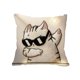 thumbnail image 2 of Cute Puss Patterns Cushion Cover Soft Throw Pillow Cover Removable And Washable Pillowcase For Sofa And Chair Ideal Choice For Summer Sofa And Bedroom Decor, 2 of 6