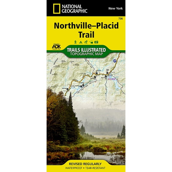 National Geographic Trails Illustrated Map: Northville-Placid Trail - Folded Map